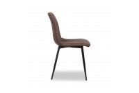 Chaise scandinave coloris brun