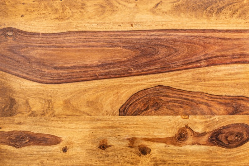 Table basse carré en bois massif 60x60 cm