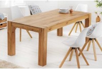 Chaise scandinave salle à manger en simili cuir blanc