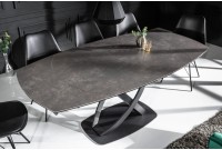 Table à Manger INES130-190cm Céramique, Anthracite, extensible