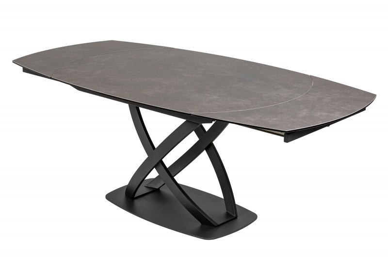 Table à Manger INES130-190cm Céramique, Anthracite, extensible Table à Manger INES130-190cm Céramique, Anthracite, extensible