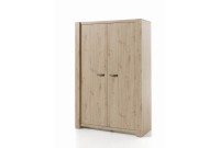 Armoire à 2 portes ouvrantes teinté chêne Artisanale