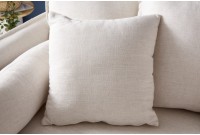Canapé 3 places en tissu coloris beige
