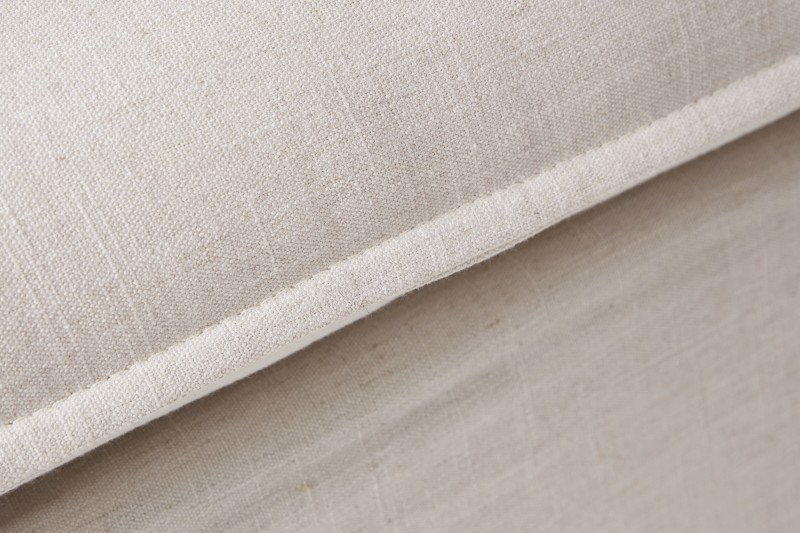 Canapé 3 places en tissu coloris beige