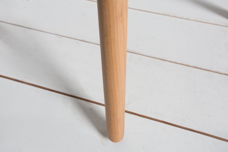 Lot de 2 fauteuils scandinaves en tissu gris foncé