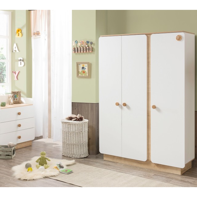 Armoire enfant à 3 portes ouvrantes