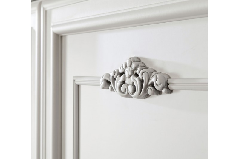 Armoire classique à 2 portes ouvrantes coloris blanc