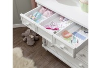 Commode blanche 4 tiroirs  style classique