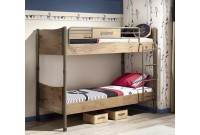 Lit superposé  90 x 200 cm design pirate pour chambre enfant