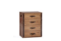 Commode enfant  à 4 tiroirs effet " Pirates "