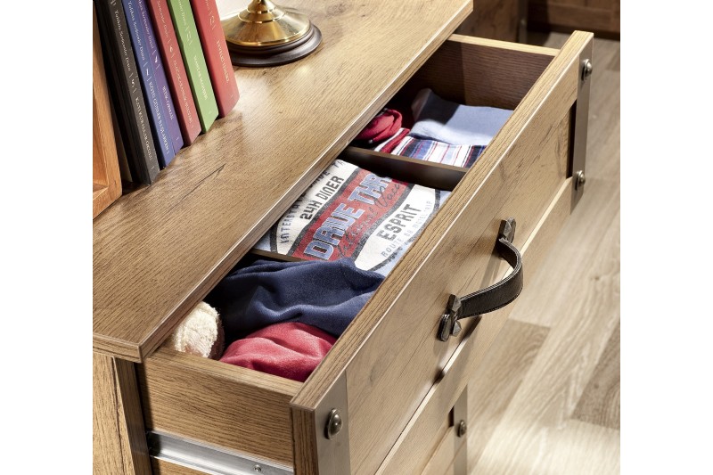 Commode enfant  à 4 tiroirs effet " Pirates "