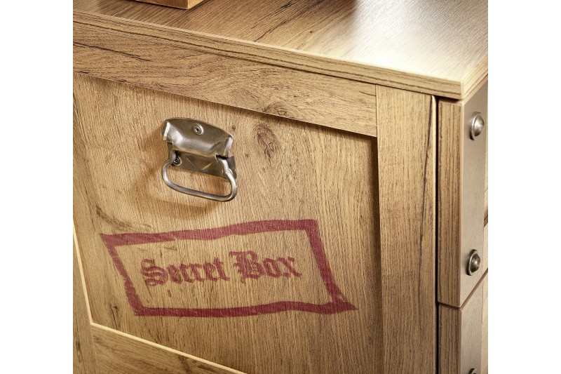 Commode enfant  à 4 tiroirs effet " Pirates "