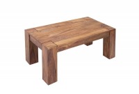 Table basse 100 cm rectangelaire en bois massif