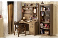 Bureau enfant design PIRATE en bois coloris marron