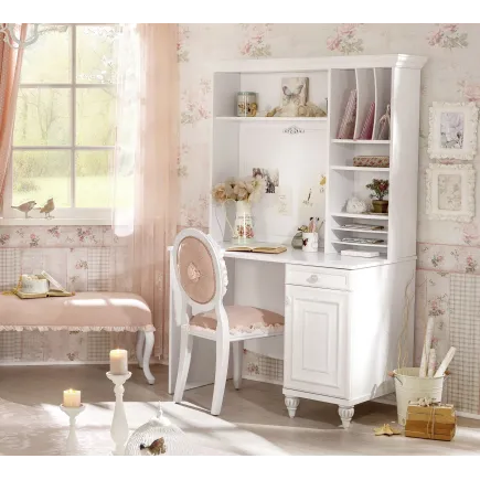 Bureau junior design classique coloris blanc