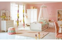 Bureau junior design classique coloris blanc