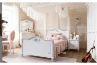 Bureau junior design classique coloris blanc