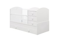 Chambre complète pour bébé coloris blanc