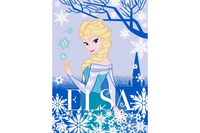 Tapis « La reine des neiges » Elsa