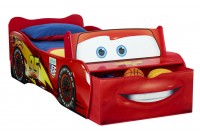 Lit voiture avec rangement design ''Cars rouge'' pour enfant