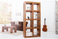 Étagère 180 cm design à 8 niches en bois massif