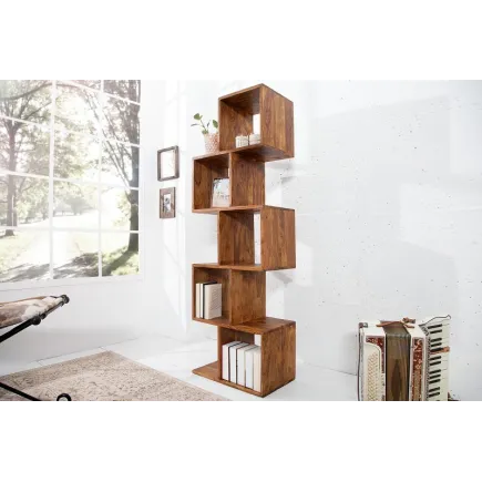 Étagère bibliothéque en bois massif sheesham  150 cm