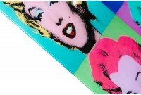 Tableau design Marylin Monroe pop-art multicouleur