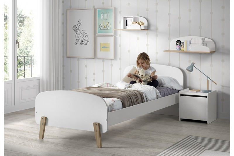 Chambre à coucher pour enfant coloris blanc