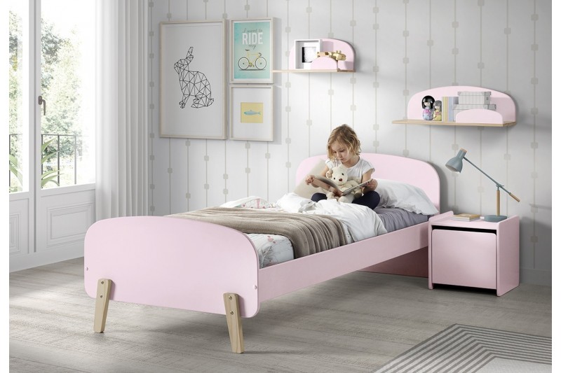 Chambre à coucher pour enfant coloris rose