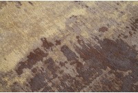 Tapis design antique coloris sable brune de 240x160cm