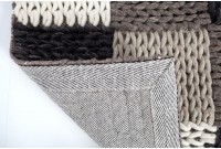 Tapis design patchwork de 200x120cm en coton