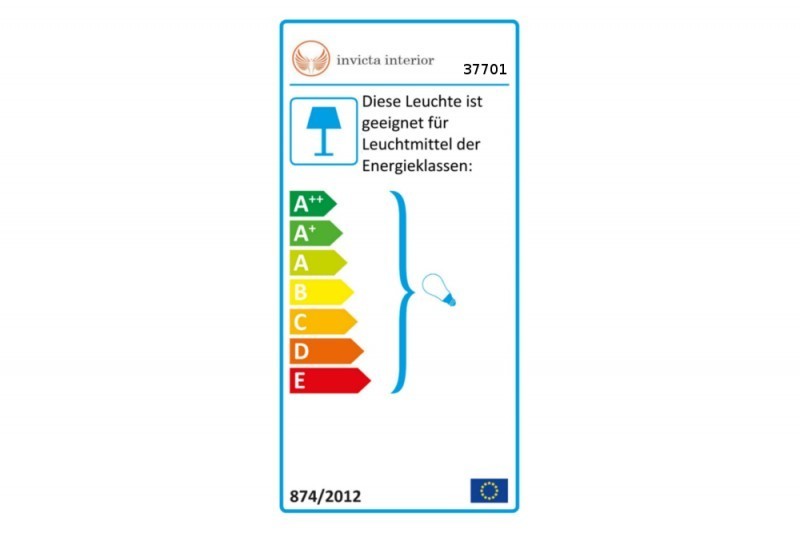 Lampe suspension design en métal de couleur dorée et blanche