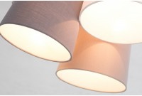 lampe suspendue design à 5 lampes multi-couleur