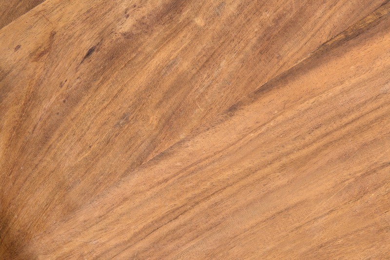 Plateau design de 50 cm coloris naturel en bois massif