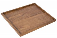 Plateau design de 50 cm coloris naturel en bois massif