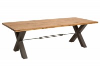 Table à manger design Thor 200 cm en chêne sauvage