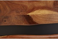 Meuble TV en bois massif sheesham  coloris naturel