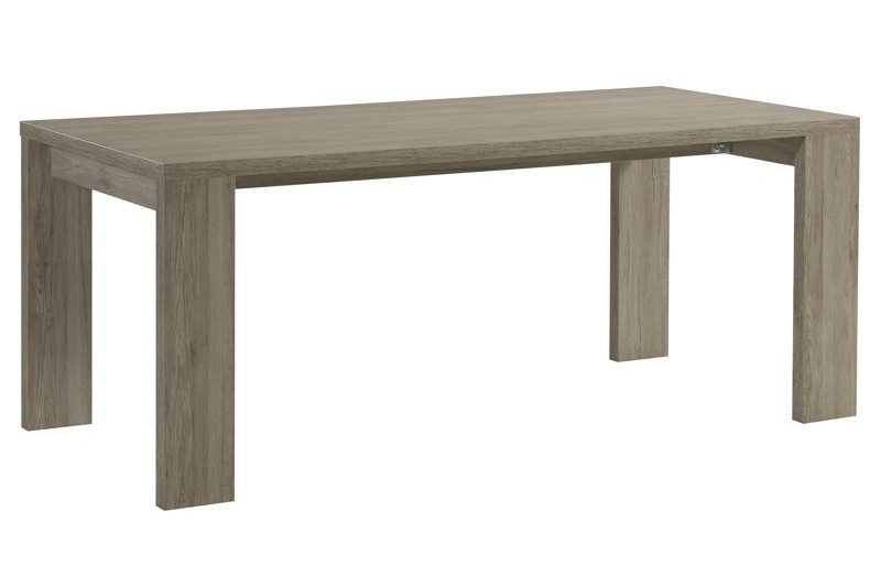 Table à manger 190 cm moderne teintée gris