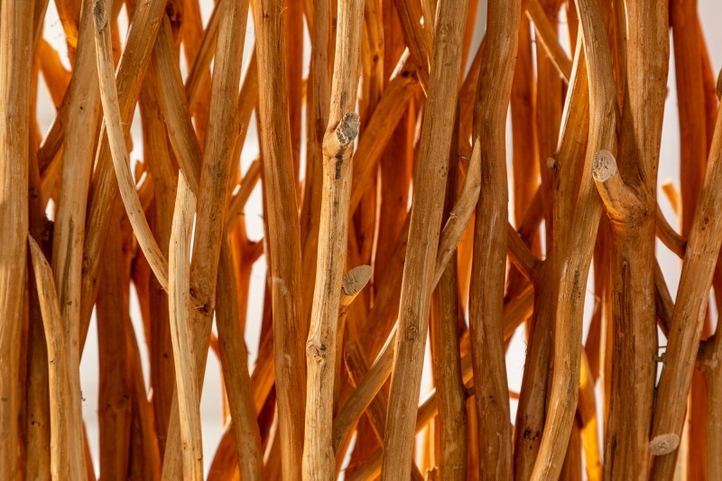 Lampadaire 180cm en bois coloris naturel Lampadaire 180cm en bois coloris naturel