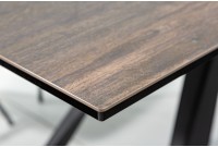 Table à manger extensible 180-230cm aspect chêne céramique