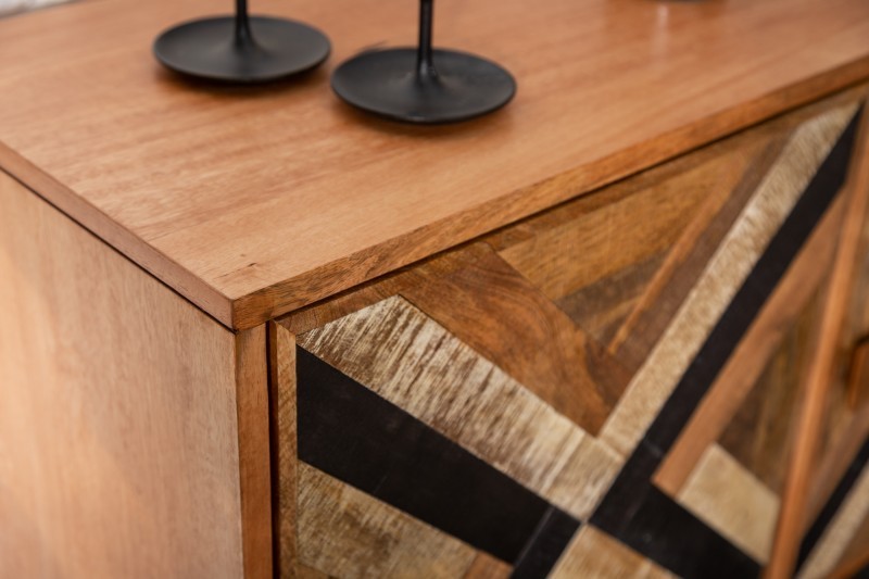 Bahut design de 160 cm coloris naturel