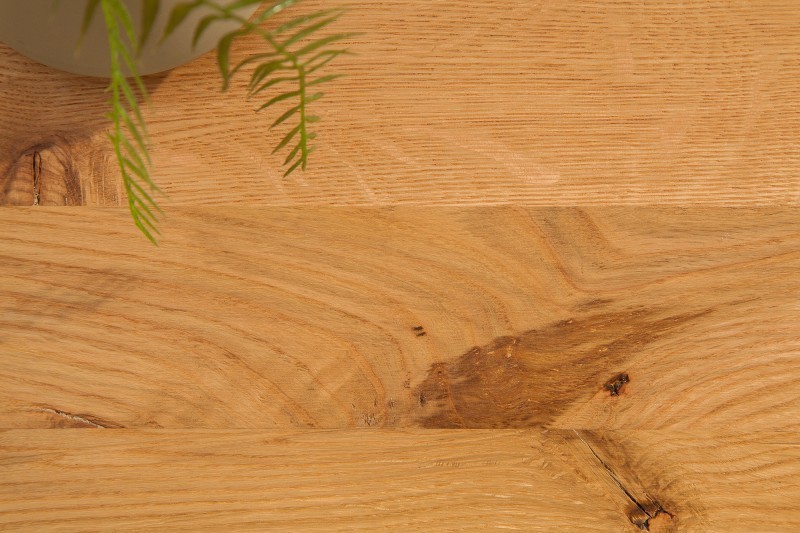 Table basse en bois massif coloris naturel