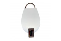 Lampe solaire DKD Home Decor Noir Polyéthylène Blanc (22 x 22 x 31,5 cm)